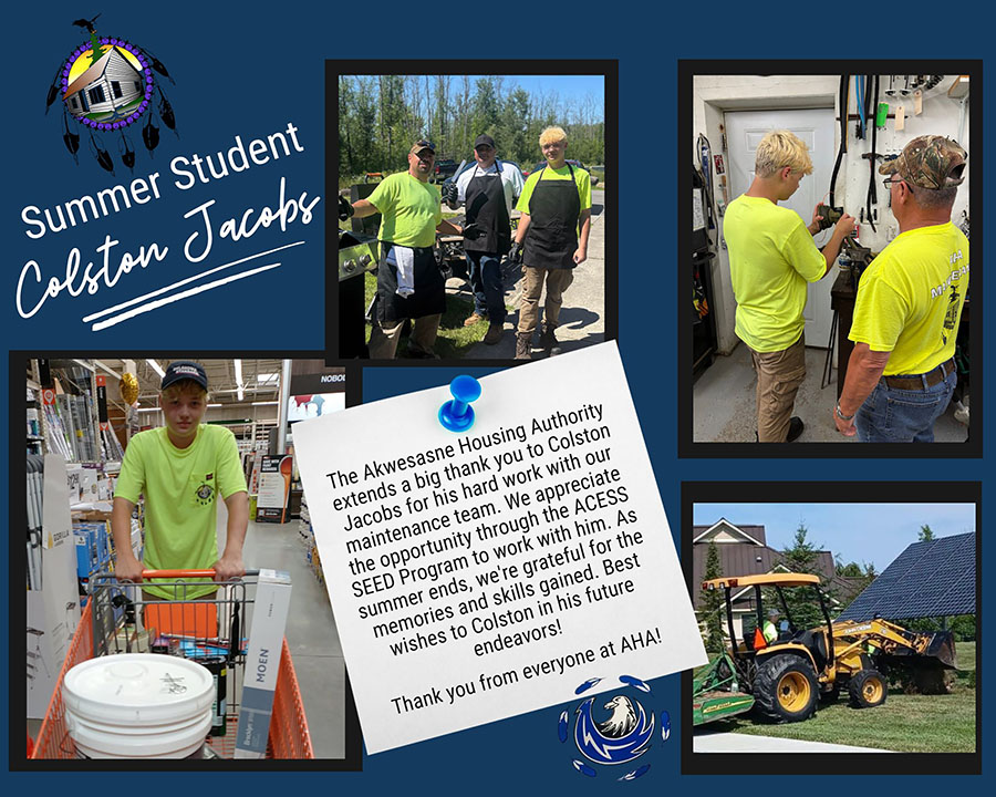 Colston Jacobs Summer Student